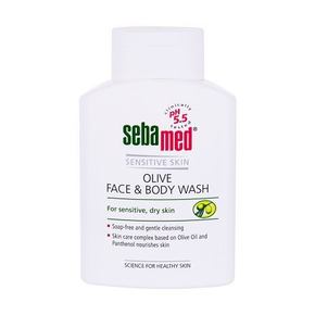 SebaMed Sensitive Skin Face &amp; Body Wash emulzija za čišćenje lica i tijela za osjetljivu i masnu kožu 200 ml