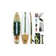 Daska za plivanje s dodacima Skatinger SUP SKATINGER 335 x 84 x 15 cm (11') zelena SK5019