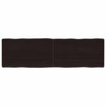 Stolna ploča tamnosmeđa 140x40x(2-6) cm obrađena hrastovina