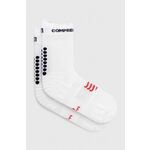 Compressport Pro Racing Socks V4.0 Run High White/Black/Core Red T2 Čarape za trčanje