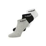 ADIDAS SPORTSWEAR Sportske čarape 'Think Linear ' siva / crna / bijela