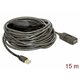 DELOCK USB Produžni kabel Siva 15m 82689