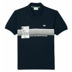 Muški teniski polo Lacoste French Made Original L.12.12 Print Polo Shirt - midnight blue