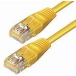 NaviaTec Cat5e UTP Patch Cable 0,5m yellow NVT-CAT5E-U031