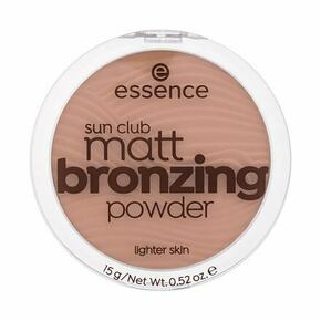 Essence Sun Club Matt Bronzing Powder mat bronzer 15 g nijansa 01 Natural