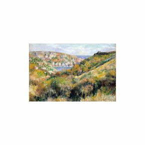 Reprodukcija slike Augusta Renoir - Hills oko zaljeva Moulin Huet