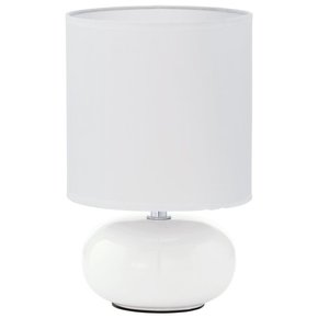 EGLO 93046 | Trondio Eglo stolna svjetiljka 27cm sa prekidačem na kablu 1x E14 bijelo
