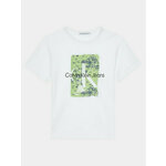 Calvin Klein Jeans Majica 'SECOND SKIN' svijetlozelena / crna / bijela