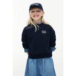 Tommy Hilfiger dukserica za djecu s pamukom mornarsko plava KG0KG09572.98.122.9BY2