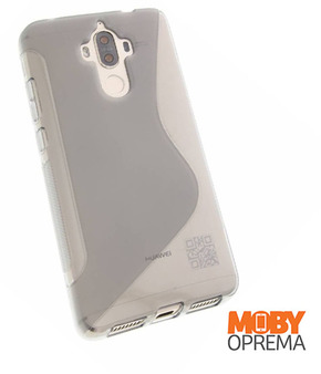 Huawei mate 9 siva silikonska maska