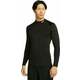 Nike Dri-Fit Fitness Mock-Neck Long-Sleeve Mens Top Black/White L Majica za fitnes