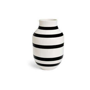 Crno-bijela vaza od kamenine Kähler Design Omaggio