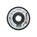 Bosch Lamelirani brusni diskovi X-LOCK, kutna verzija, ploča s vlaknima, Ø&nbsp;115&nbsp;mm, G 120, X571, Best for Metal, 1-dijelni 2608619200
