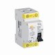 KANLUX 23210 | Kanlux strujni prekidač zaštite (relej FI) + nadstrujna zaštita 16A DIN35 modul, 2P B AC svjetlo siva, crno, žuto