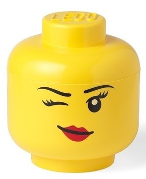 Žuta kutija u obliku glave LEGO® Winky ⌀ 16