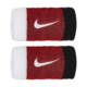 Znojnik za ruku Nike Swoosh Doubl -Wide Wristbands - white/university red/black