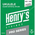 Henry's Clear Crystal Nylon UKULELE Soprano / Concert