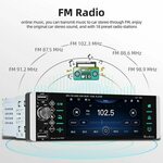 Auto radio 1din sa ips ekranom, mp5
