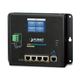 Planet Industrial Wall-mount Gigabit Router with 4-Port 802.3at PoE+ and LCD Touch Screen PLT-WGR-500-4PV