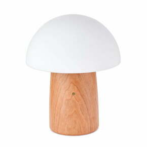 Prigušiva stolna svjetiljka u prirodnoj boji sa staklenim sjenilom (visina 32 cm) Alice - Gingko
