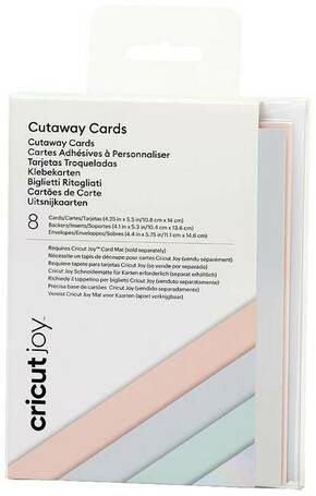 Cricut Joy™ Cutaway Cards set kartica pastelna