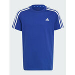 ADIDAS SPORTSWEAR Tehnička sportska majica 'Essentials 3-Stripes ' plava / bijela