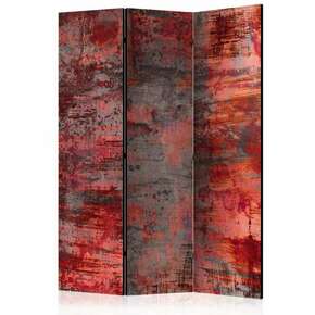 Paravan u 3 dijela - Red Metal [Room Dividers] 135x172