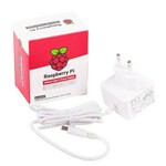 Napajanje RASPBERRY, original, za Raspberry Pi 4, USB C, 3A, bijelo