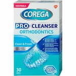 Corega Pro Cleanser Orthodontic Tabs tablete i otopine za čišćenje 1 set unisex