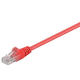 Goobay kabel za internet LAN UTP 3M CAT5e PATCH CABLE RJ45, crveni