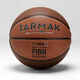 Košarkaška lopta 500 za odrasle veličina 7 smeđe-narančasta