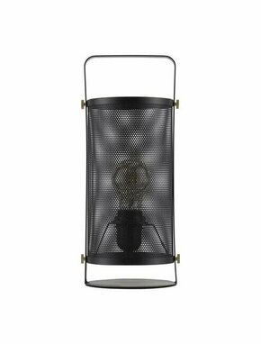 NOVA LUCE 9620131 | Ian Nova Luce stolna svjetiljka 34cm sa prekidačem na kablu 1x E27 crno mat