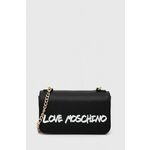 Love Moschino Ručna torbica 'GRAFFITI' crna / bijela