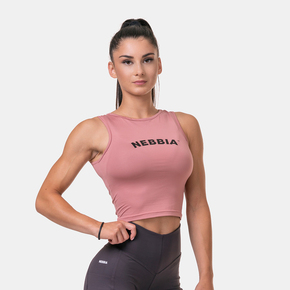 Nebbia Fit Sporty Tank Top Old Rose M