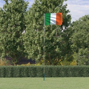 VidaXL Irska zastava i jarbol 5
