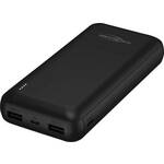 Ansmann PB212 powerbank (rezervna baterija) 20000 mAh lipo mikro USB, USB-C™ crna prikaz statusa