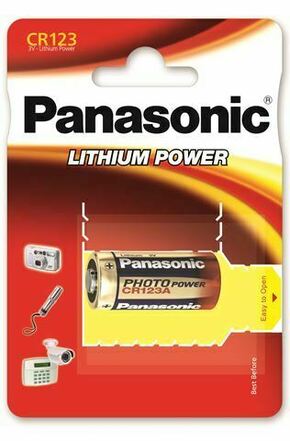 Panasonic CR123 baterije