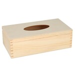 AtmoWood Drvena kutija za papirnate maramice sa šarkama