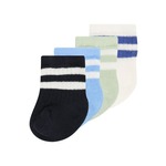 Lindex Čarape svijetloplava / pastelno zelena / crna / bijela