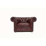 Chesterfield Fotelja First Class Leather | 1-sjedište | Cloudy Red