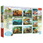 Susret sa dinosaurima u setu puzzle 10u1 - Trefl