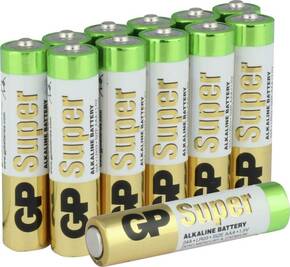 GP Batteries Super micro (AAA) baterija alkalno-manganov 1.5 V 12 St.