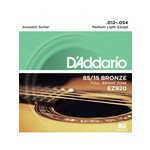 D'ADDARIO EZ920 Bronze 12-54, žice za akustičnu gitaru