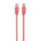 Gembird PP12-0.5M RO - 0,5 m CAT5e UTP Patch cord Pink