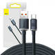 Baseus Crystal Shine cable USB to USB-C, 100W, 2m (black)