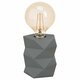 EGLO 98859 | Swarby Eglo stolna svjetiljka 12cm sa prekidačem na kablu 1x E27 sivo