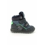 Dječje cipele Primigi boja: siva - siva. Dječja obuća za zimu iz kolekcije Primigi. s termo podstavom model izrađen od kombinacije brušene i ekološke kože.