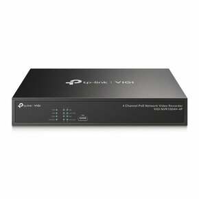 TP-Link VIGI NVR1004H-4P mrežni videosnimač (NVR) Crno