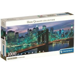 Brooklyn most 1000-dijelni panorama puzzle 98x33cm - Clementoni