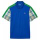 Muški teniski polo Lacoste Colourblock Checked Polo Shirt - blue/green/white